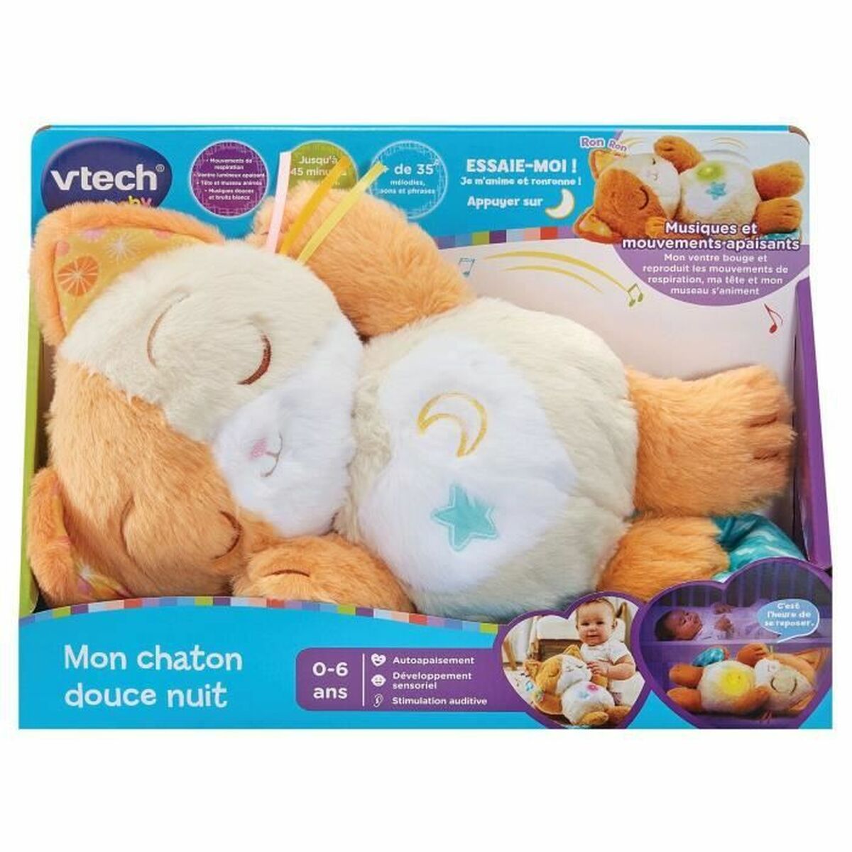Musical Toy Vtech Baby My Kitten Sweet Night-2