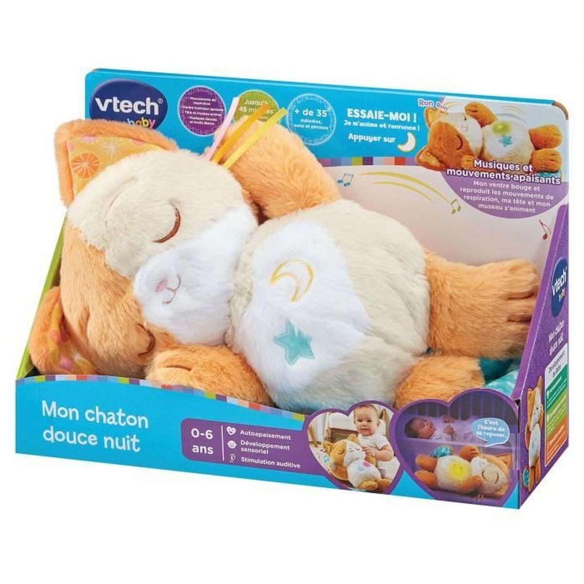 Musical Toy Vtech Baby My Kitten Sweet Night-1