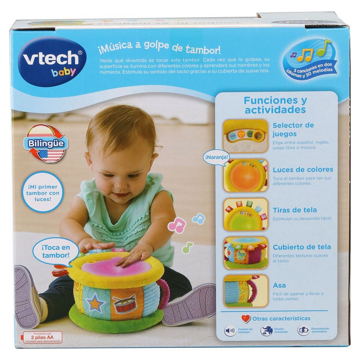 Interactive Toy Vtech Baby Drum (ES-EN)-3