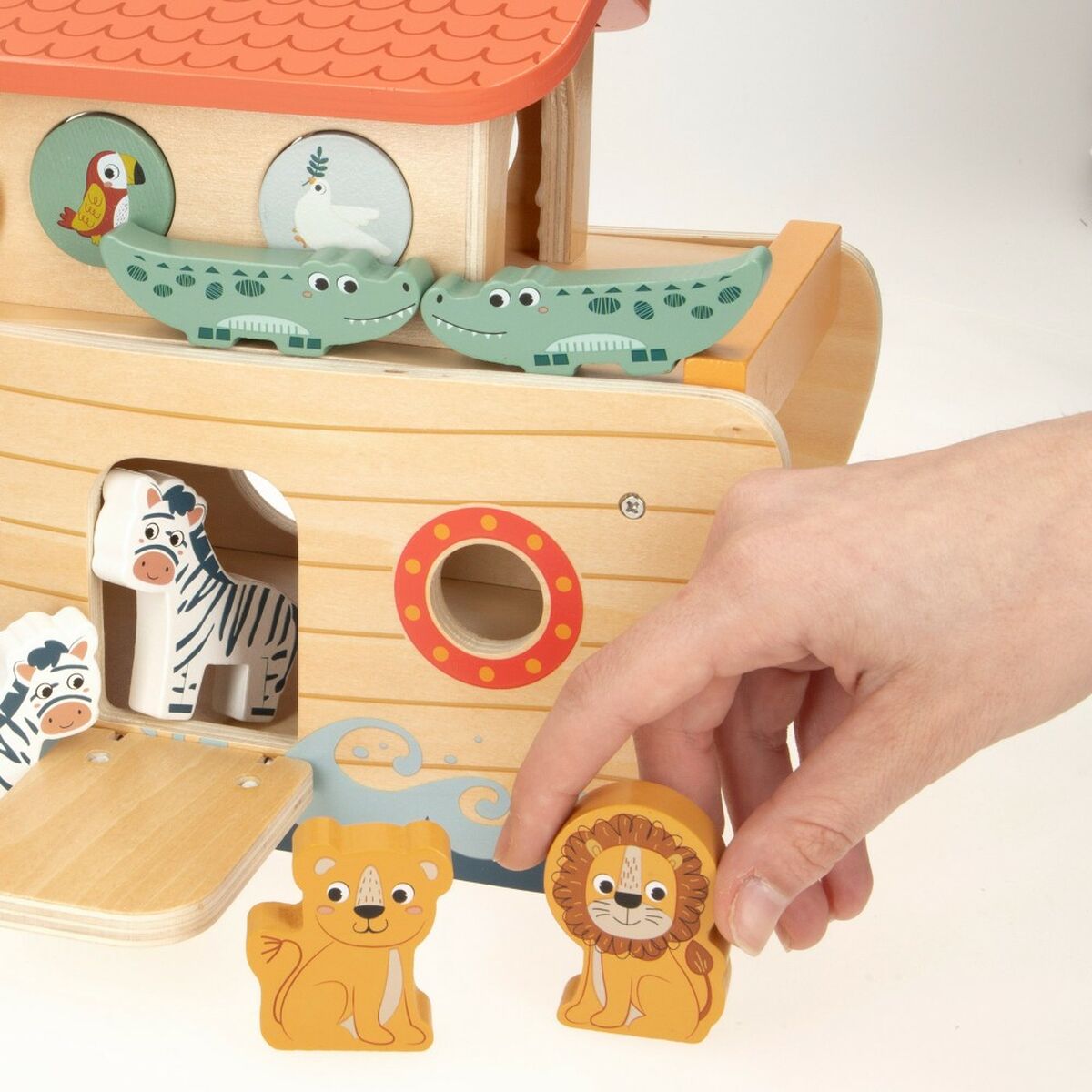 Baby toy Woomax animals (6 Units)-5