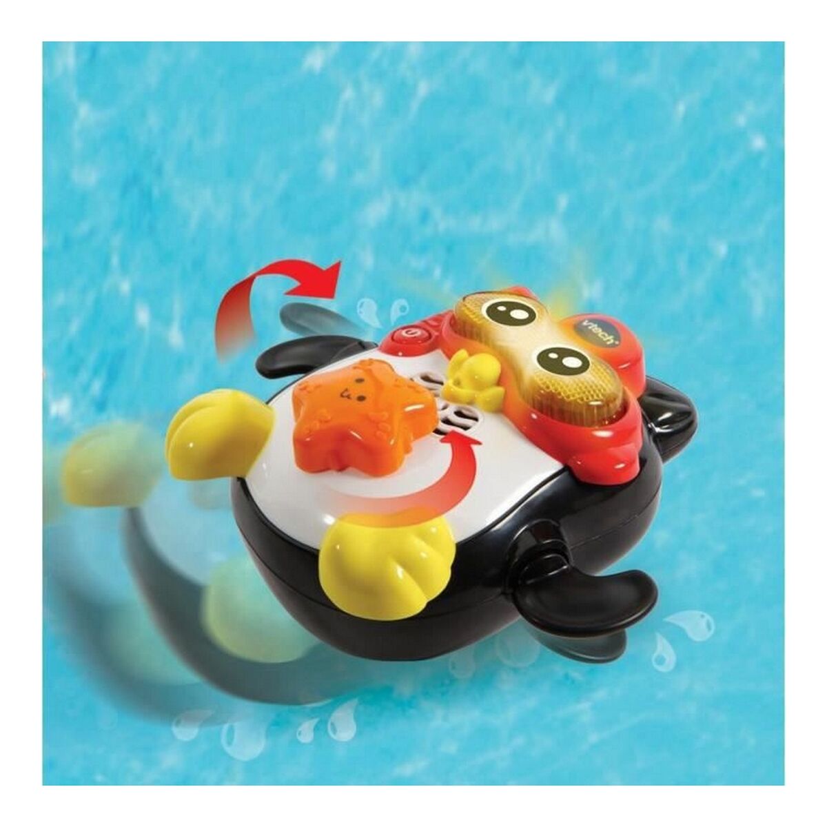 Bath Toy Vtech Baby Gédéon, swimming champion-3