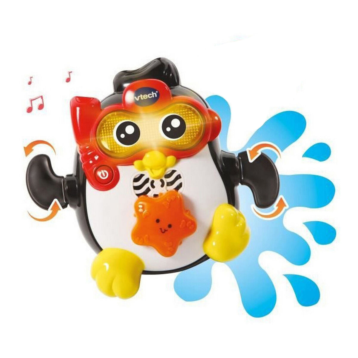 Bath Toy Vtech Baby Gédéon, swimming champion-5