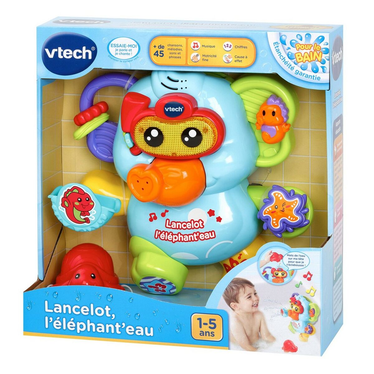 Bath Toy Vtech Baby Lancelot, the Elephant'eau-3