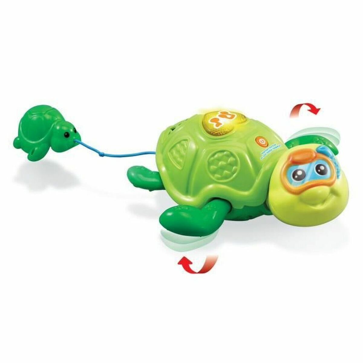 Bath Toy Vtech Baby Mother Turtle and Baby Swimmer underwater-2