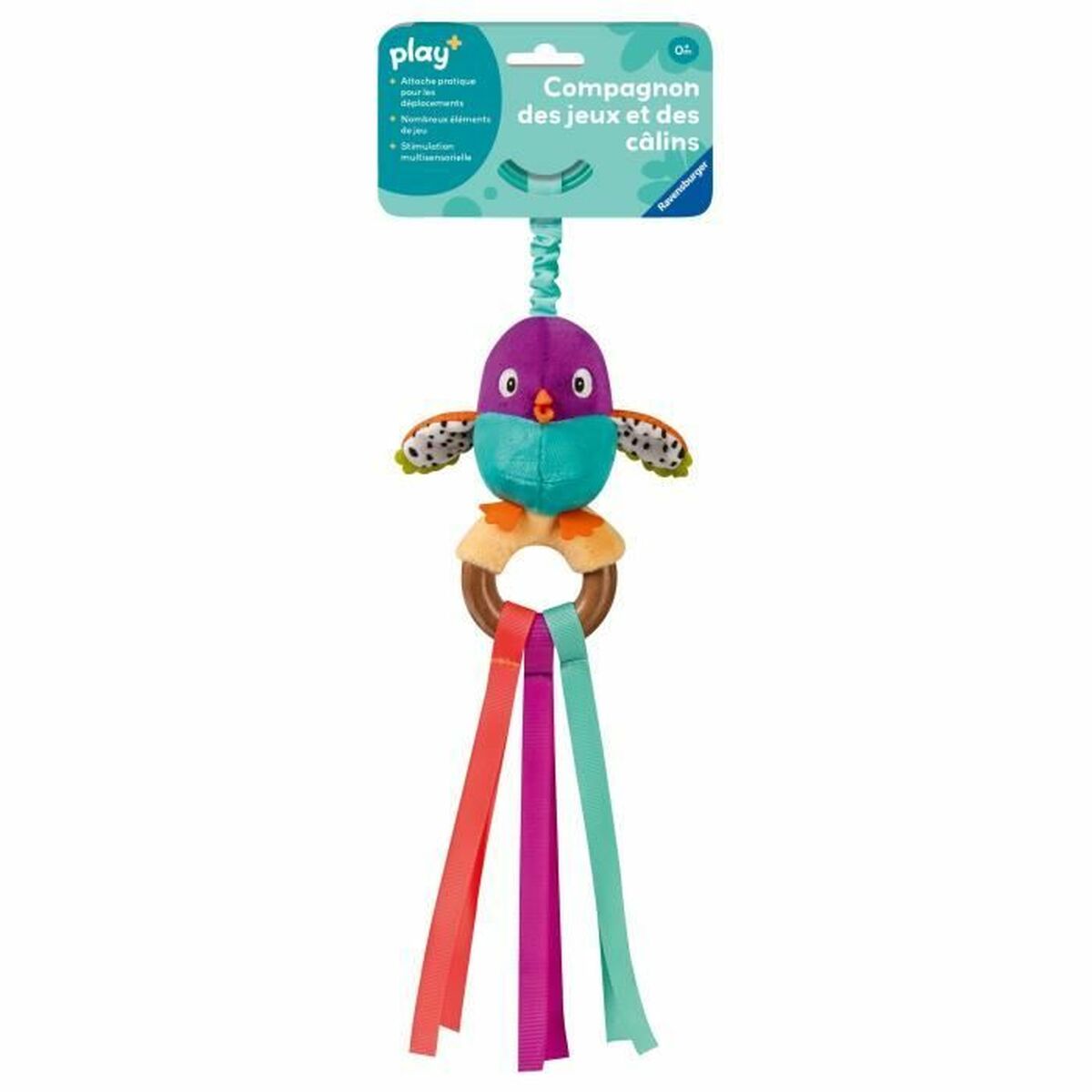 Baby toy Ravensburger My awakening rattle - Little bird-3