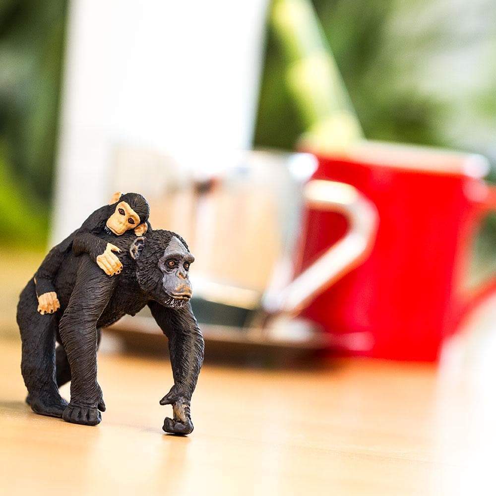 Chimpanzee with Baby Toy-4
