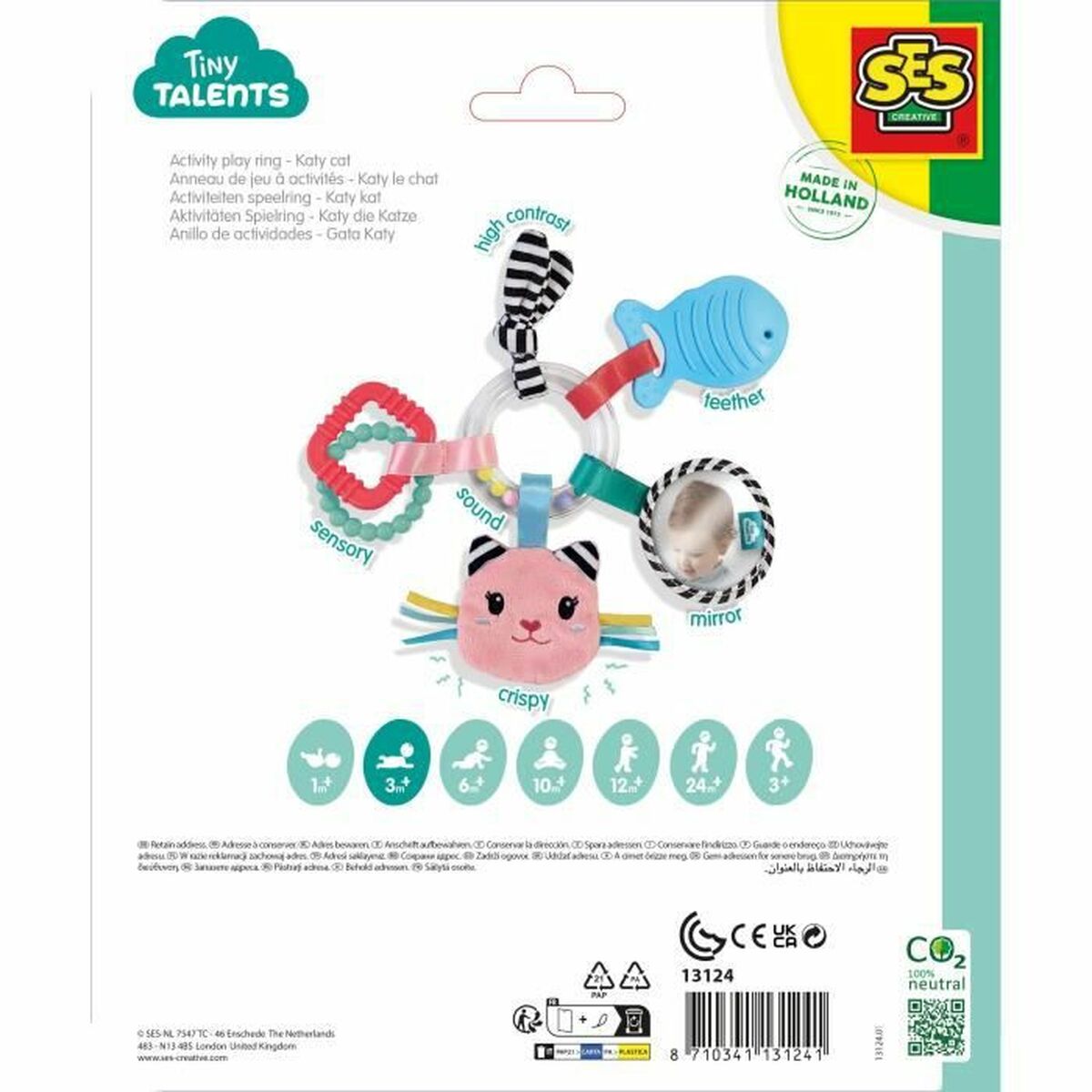 Baby toy SES Creative Gata Katy Plastic-1