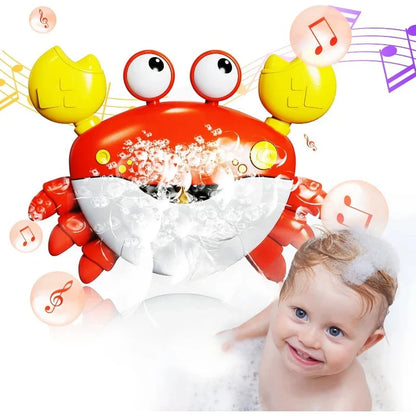 Bubble Machine Crab Frog Music Baby Shower Bath Toy-0