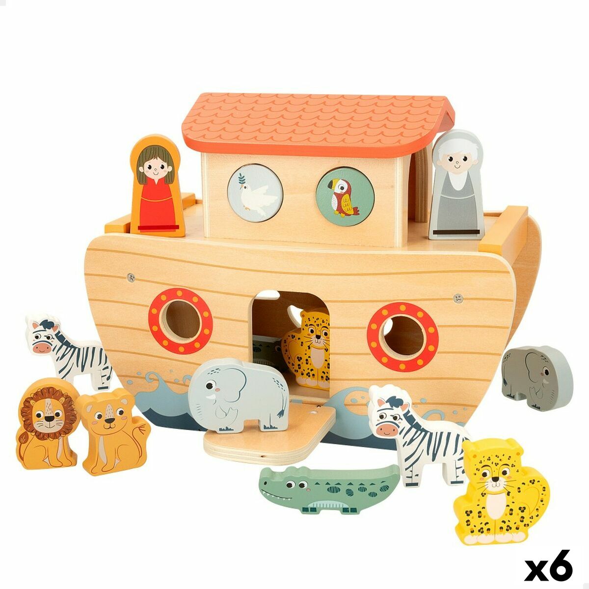 Baby toy Woomax animals (6 Units)-0