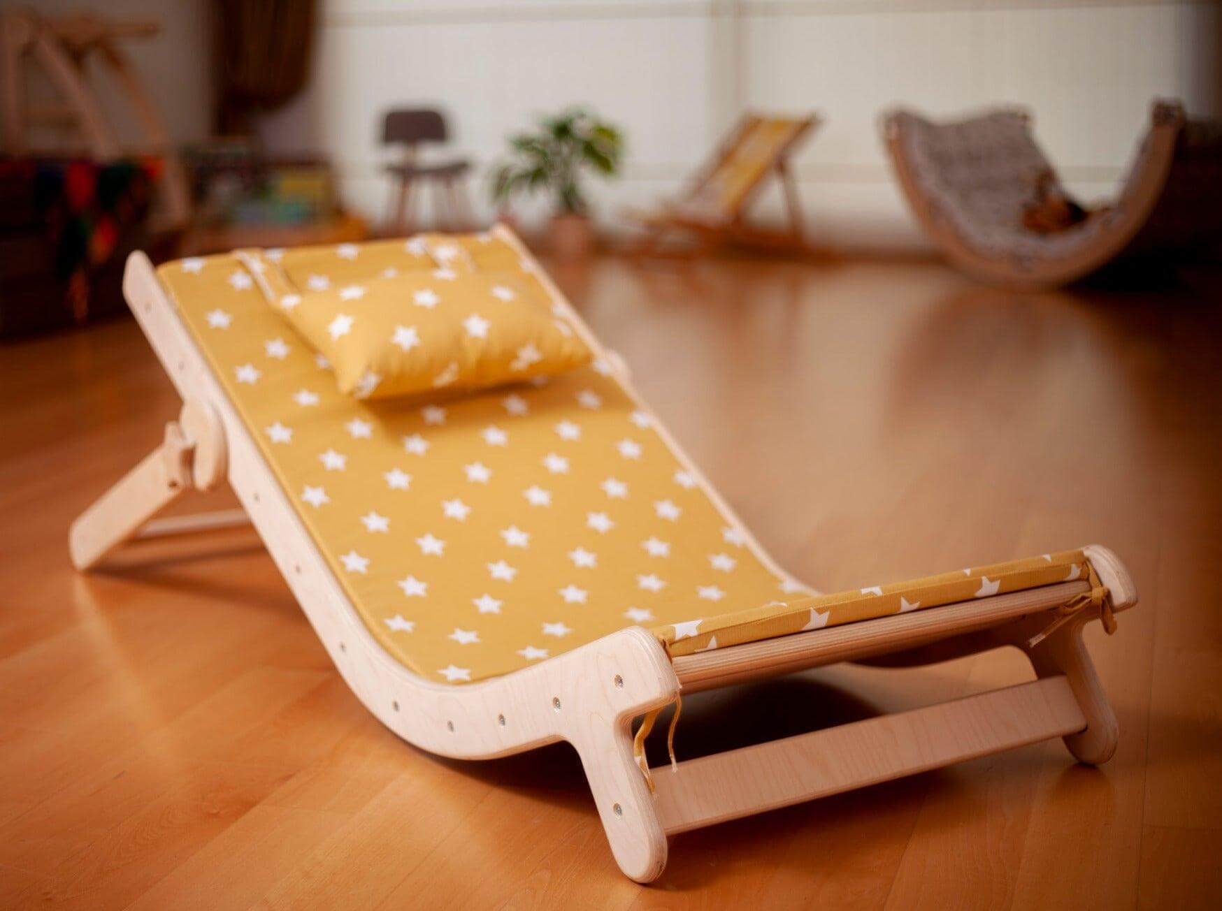 Adjustable Lounge Chair with Comfy Pad for Kids-2