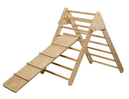 Climbing Triangle and Ramp Set 2-in-1 | Foldable Montessori Play Set-4