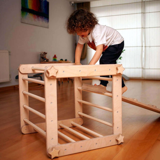 Transformable Climbing Triangle / Cube Set-0