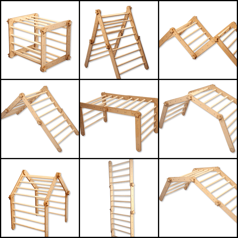 Transformable Climbing Triangle / Cube Set-1