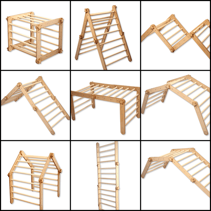 Transformable Climbing Triangle / Cube Set-1