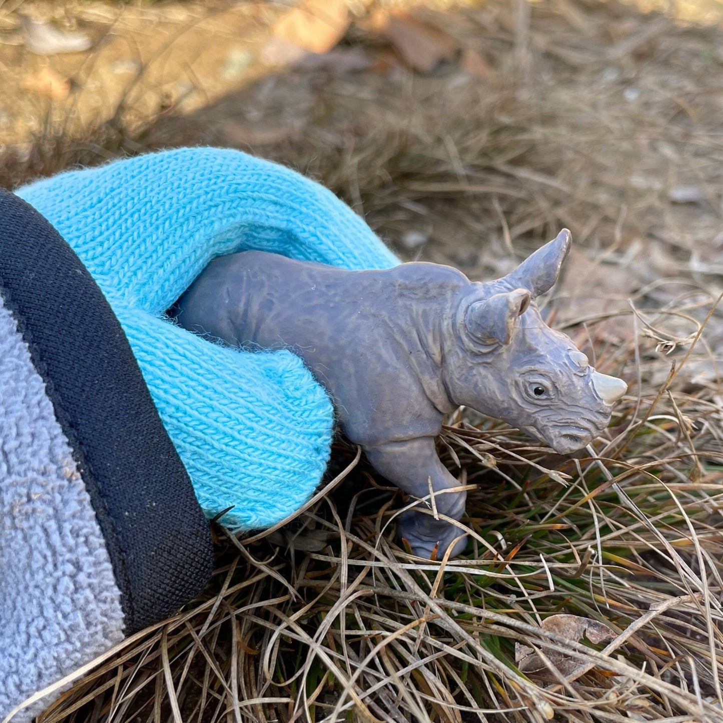 White Rhino Baby Toy-4